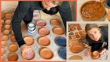 Sealing 43 Terracotta Saucers | slow weekend experiment vlog