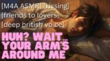 Sleeping With Your Best Friend [M4A ASMR] [friends to lovers] [kissing] [deep british voice]