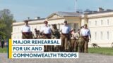 Soldiers perfect marching skills for coronation at Sandhurst