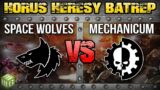 Space Wolves vs Mechanicum Horus Heresy 2.0 Battle Report Ep 100