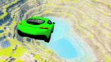 Sports Cars vs Leap Of Death Jumps BeamNG Drive