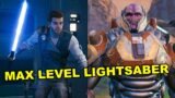 Star Wars Jedi Survivor – MAX LEVEL LIGHTSABER VS Bosses Gameplay
