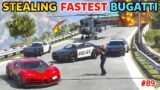 Stealing Fastest Bugatti In Gta V | Gta x Freefire | Gta 5 In Telugu #89