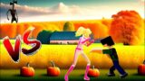 Steve Minecraft VS Princess Peach VS Among US VS Siren Head Corona Virus