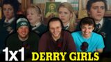 THESE GIRLS ARE WILD!! | Derry Girls 1×1 First Reaction!!