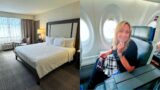 TRAVEL DAY! First Time on Breeze Airways – “Nicest” Seats & Checking in to Knott's Berry Farm Hotel!