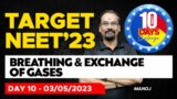Target NEET 2023 – 10 Days Challenge – Day 10 – Breathing & Exchange Of Gases | Xylem NEET