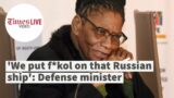 Thandi Modise says 'f*kol' was handed over to Russian ship docked in Simon's Town