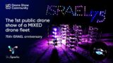 The 1st public drone show of a MIXED drone fleet | 75th ISRAEL anniversary