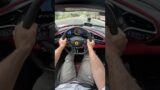 The Ferrari 296 GTB Gets to 60 in About 3 Seconds (POV Drive #shorts)