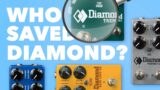 The New Diamond Delay, Tremolo, Compressor, Drive and Bass Compressor Boost
