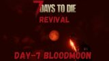 The first blood moon in 7 Days to Die – Revival Day -7