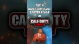 Top 3 Most Difficult Easter Eggs – Cod Zombies #shorts #cod #gaming