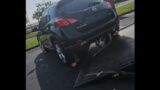 Towing a locked awd suv skates to the rescue!!#rollback#towtruck#wrecker#tow#viral #video#flatbed.
