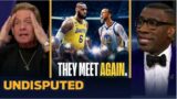 UNDISPUTED | Skip and Shannon reacts LeBron, Curry set to face off in a playoff series for 5th time