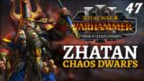 UNGRIM vs BULL CENTAURS | Immortal Empires – Total War: Warhammer 3 – Chaos Dwarfs – Zhatan #47