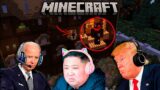 US Presidents and Kim Jong Un Play Horror Minecraft #3 Scary Dimension