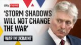 Ukraine War: Britain's supply of Storm Shadows to Kyiv 'extremely negative' – Kremlin spokesperson