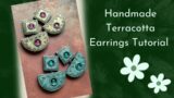 Unique handmade Terracotta Earrings| DIY easy clay jewellery | #terracottajewellery #terracotta