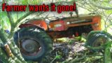 Vintage tractor left to rot by a swamp for 20 years.. Will it start ??