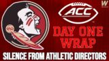 WARCHANT WRAP | SILENCE from ACC Athletic Directors | FSU Football | ACC Meetings Day One | #FSU