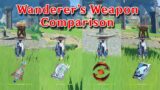 Wanderer (Scaramouch) Weapon Comparison!! Tulaytullah's Remembrance vs ALL Weapons COMPARISON!!!