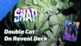 White Tiger Black Panther double cat on Reveal Deck – Marvel SNAP Gameplay & Deck Highlight