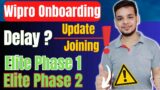 Wipro Onboarding Update | Wipro Elite Phase 1 | Phase 2 | Onboarding Mail | Time Of Joining