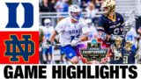 #1 Duke vs Notre Dame Lacrosse Highlights NCAA CHAMPIONSHIP | 2023 College Lacrosse | Men's Lacrosse