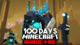 100 Days in a SCULK DIMENSION in Minecraft Hardcore… Here's What Happened.