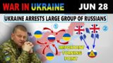 28 Jun: Ukrainians seize large Russian group in forest; UK Challenger 2 tanks combat Russia.