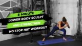 8 Minute Lower Body Sculpt and Strengthen No Stop HIIT Workout