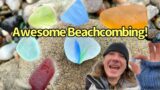 A Totally Awesome Day For Sea Glass & Beachcombing Cape Breton, Nova Scotia With Mike! Great Fun!