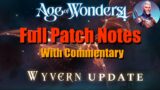 Age of Wonders 4 Dragon Dawn | Full Patch Notes – With commentary and reactions