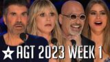 America's Got Talent 2023 All AUDITIONS & Performances | Week 1