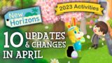 Animal Crossing New Horizons – 10 UPDATES & CHANGES in April 2023 (New Activities)