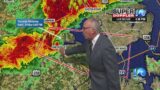 Apparent tornado in Smithfield during severe weather