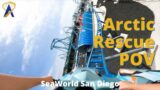 Arctic Rescue Roller Coaster POV at SeaWorld San Diego