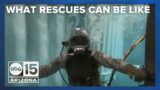 Arizona divers show what submarine rescues can be like