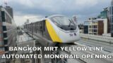 BANGKOK NEW MRT YELLOW LINE Opening Samrong to Lat Phrao in 2023 | Public Transport in Thailand
