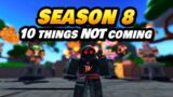 BEDWARS SEASON 8 LEAKS – 10 things we are NOT getting