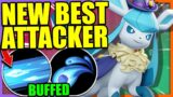 BUFFED Icicle Spear GLACEON will take over the Game | Pokemon Unite