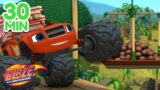 Blaze Uses Simple Machines For Rescues & Deliveries! | 30 Minutes | Blaze and the Monster Machines