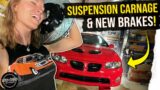 Broken suspension & killer new brakes! Roxy GTO gets some love!