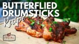 Butterflied Chicken Drumsticks with Peri Peri Sauce Recipe   Easy BBQ Chicken Recipe