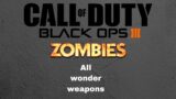 Call of Duty Black Ops 3 Zombies : All Wonder Weapons Showcase ( PC )