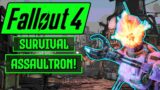 Can I Beat Fallout 4 Survival Difficulty as a Assaultron?! | Fallout 4 Survival Challenge!