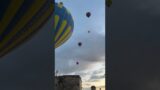 Cappadocia Hot Air Balloon in the morning! #travel #hotairballoon #morning #sunrise #adventure #vlog