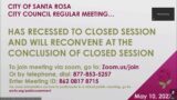 City of Santa Rosa Regular Council Meeting May 10, 2022