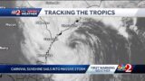 Cruise ship encounters massive storm off coast of Carolinas
